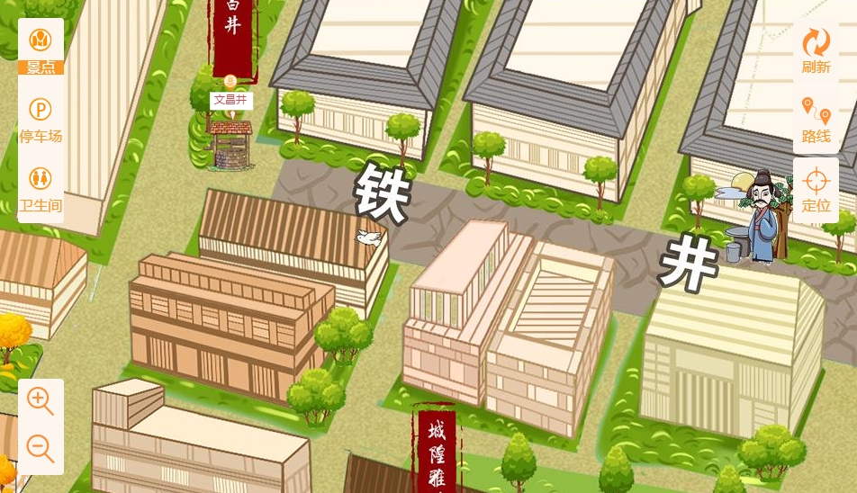 横峰智慧景区：手绘地图与语音导览的完美融合